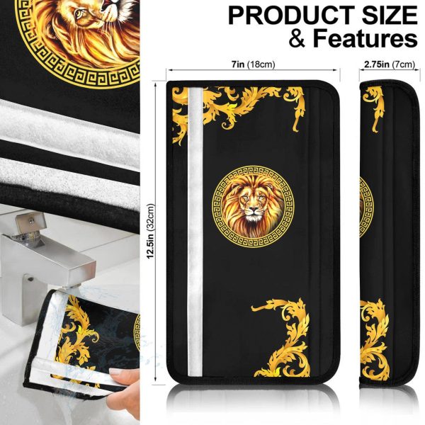 pattern x lion seat belt covers custom lion car accessories 485ws