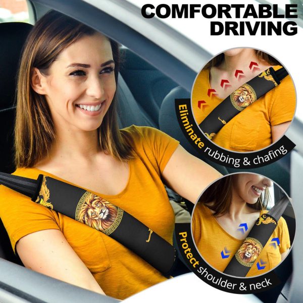 pattern x lion seat belt covers custom lion car accessories xfg58