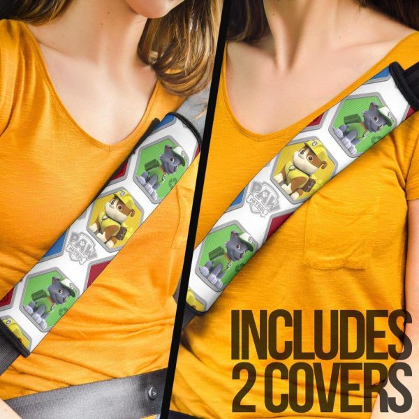 paw patrol pattern custom seat belt covers f4h6s