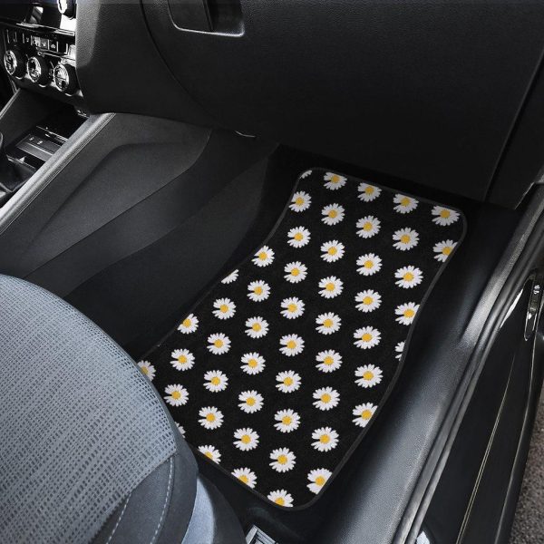 peaceminusone daisy flowers pattern car floor mats 8kh5i