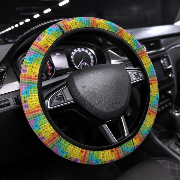 Periodic Table of Elements Anime Steering Wheel Cover