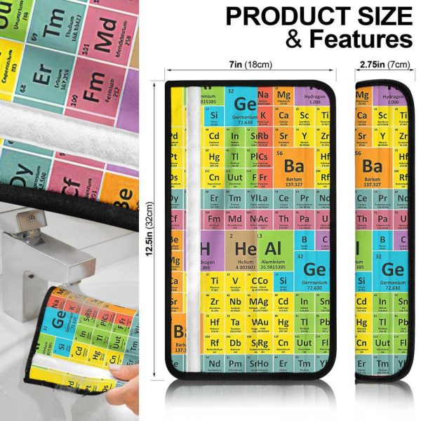 periodic table of elements custom seat belt covers ilz0y