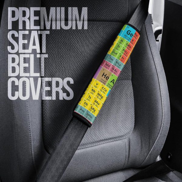 periodic table of elements custom seat belt covers on4r4