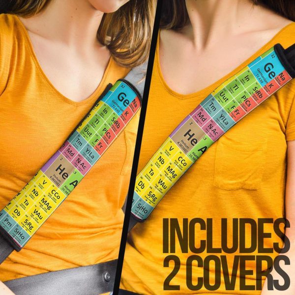 periodic table of elements custom seat belt covers plxm6