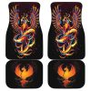 Phoenix Mythical Creatures Car Floor Mats Custom Mythical Creatures Car Accessories