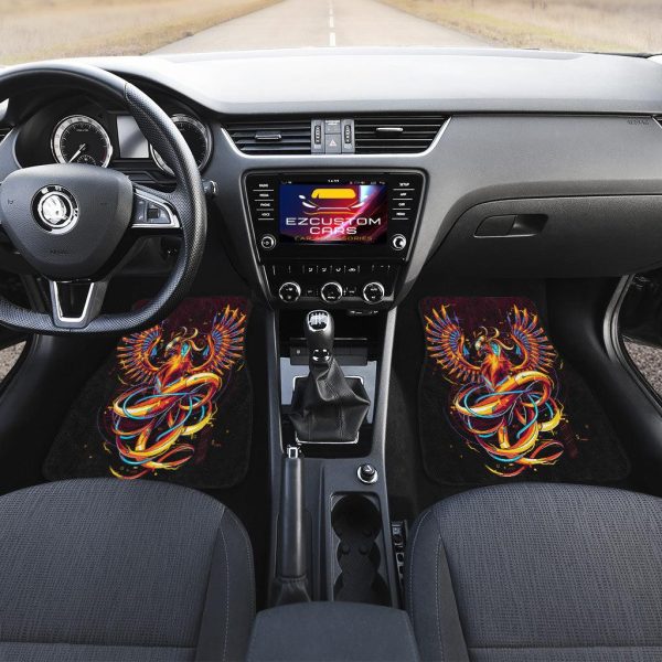 phoenix mythical creatures car floor mats custom mythical creatures car accessories zdxyt