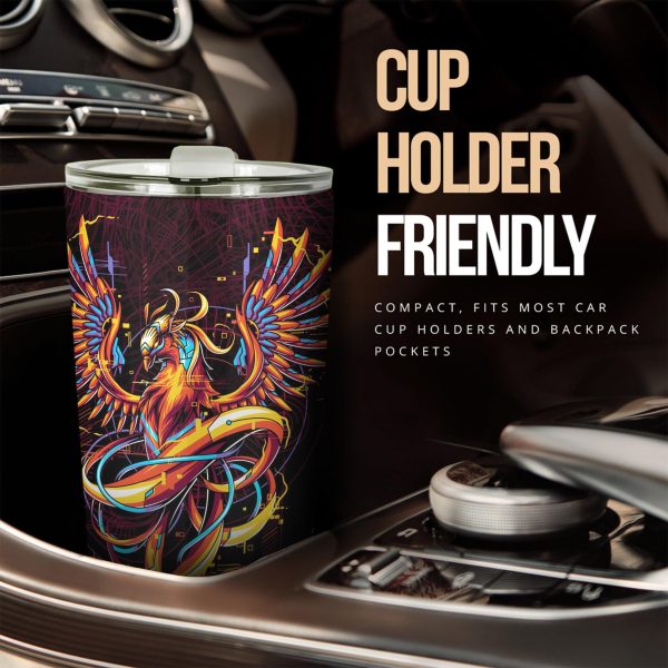 phoenix mythical creatures car tumbler cup custom mythical creatures car accessories mzjl8
