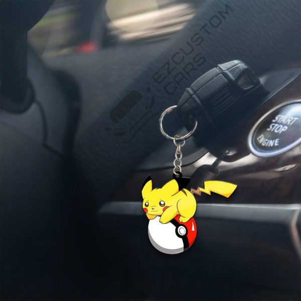 pikachu keychains pokemon fkhwk