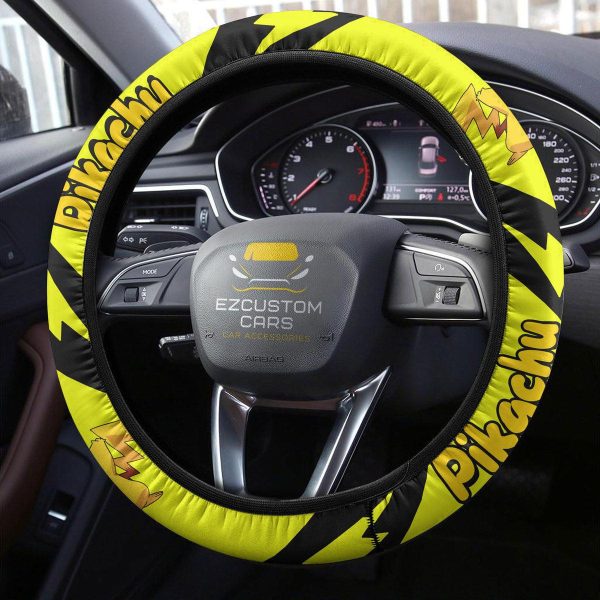 pikachu pokemon anime steering wheel cover uajcb