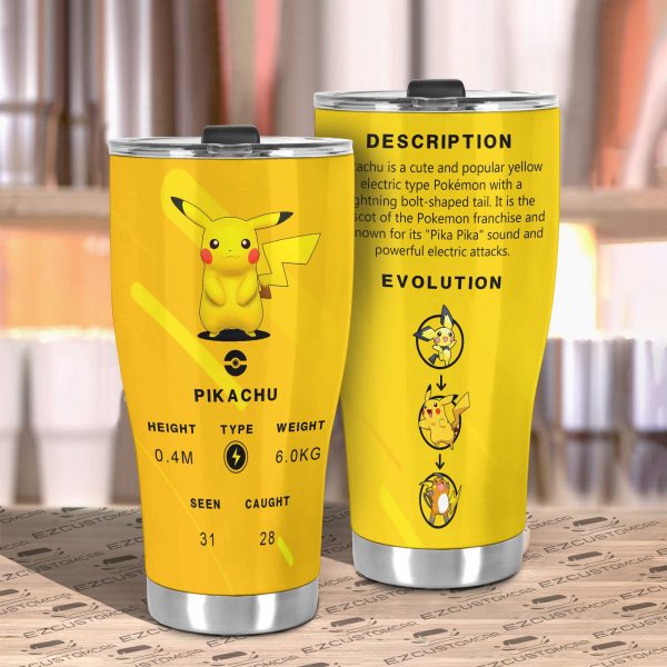 pikachu travel mug gift idea for pokemon fans buugq