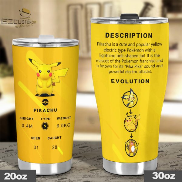 pikachu travel mug gift idea for pokemon fans qjotm