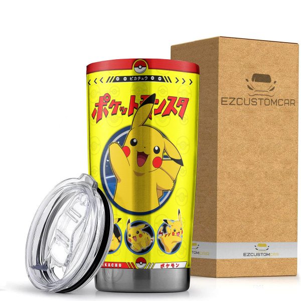 Pikachu Travel Mug – Ideal Tumbler for Your Pokemon Collections