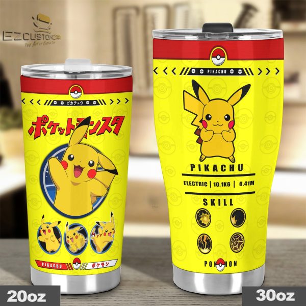pikachu travel mug ideal tumbler for your pokemon collections evzvn
