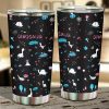 Pink Dinosaurs Car Tumbler Cup Car Accessories