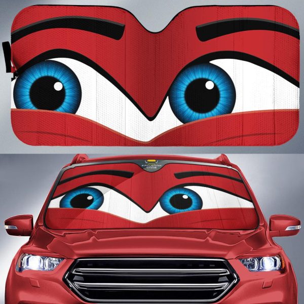 Cute Eyes Cartoon Car Sunshade