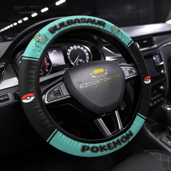 pokemon anime steering wheel cover universal fit 15 inch 91kiz