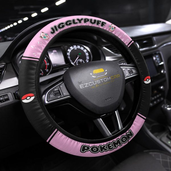 pokemon anime steering wheel cover universal fit 15 inch 9zl5p