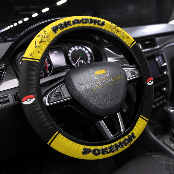 Pokemon Anime Steering Wheel Cover – Universal Fit (15 Inch)