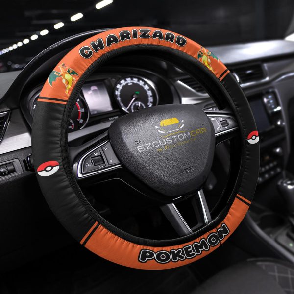 pokemon anime steering wheel cover universal fit 15 inch lp1df