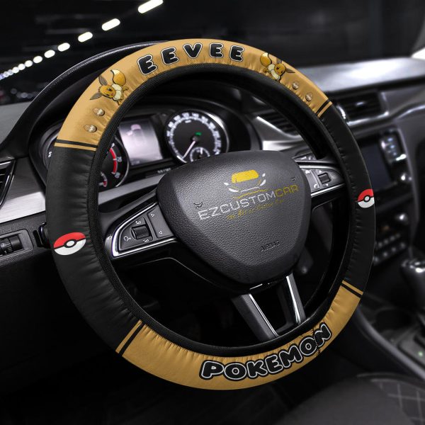pokemon anime steering wheel cover universal fit 15 inch przsd