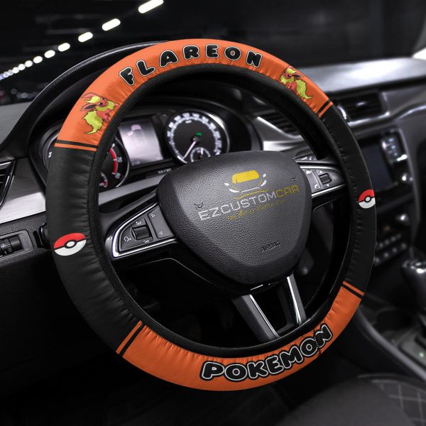 pokemon anime steering wheel cover universal fit 15 inch rlhrs