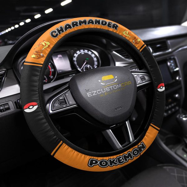 pokemon anime steering wheel cover universal fit 15 inch v3x77