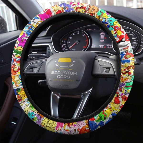 pokemon anime steering wheel cover aru4f