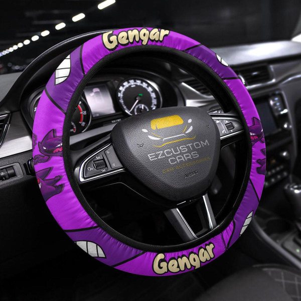 Pokemon Anime Steering Wheel Cover Gengar