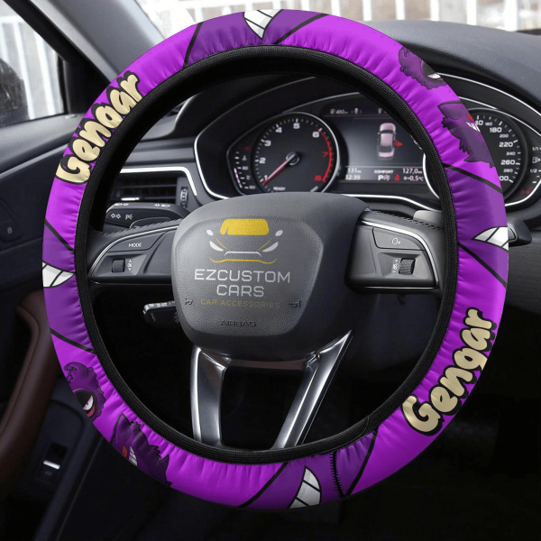 pokemon anime steering wheel cover gengar cd5l6