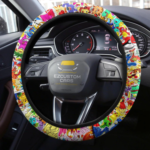 pokemon anime steering wheel cover hqxzn