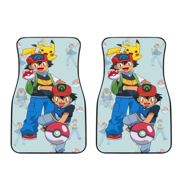 pokemon car floor mats ash ketchum 602r2