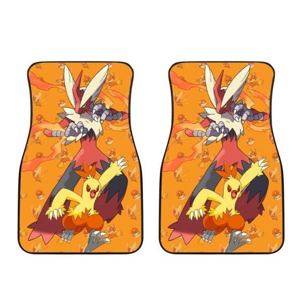 pokemon car floor mats blaziken e7xg8