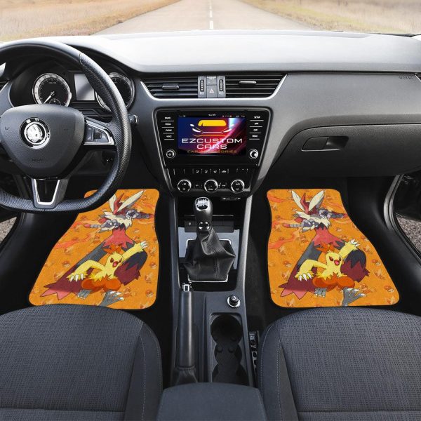 pokemon car floor mats blaziken mewdx