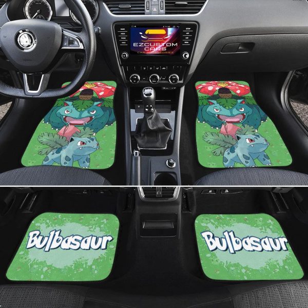 pokemon car floor mats bulbasaur akegp