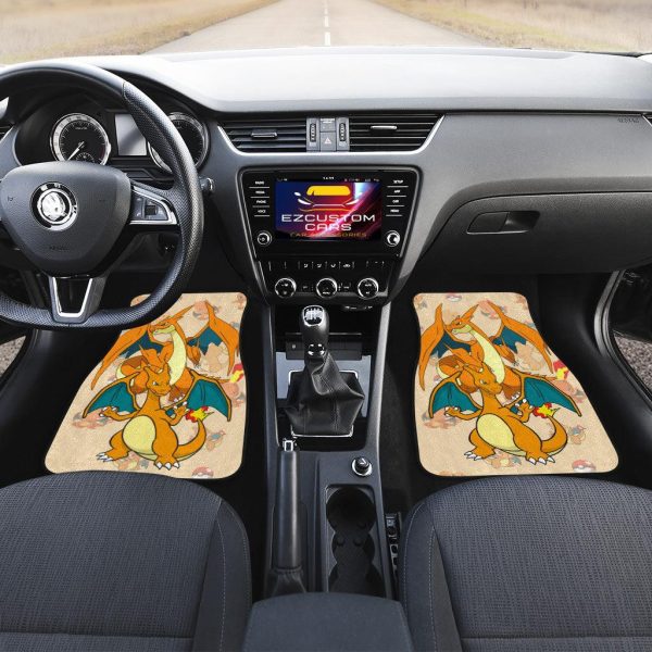 pokemon car floor mats charizard gzonj