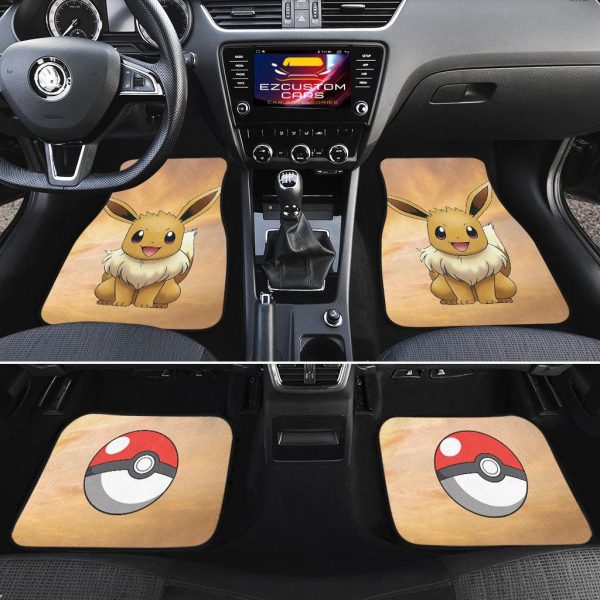 pokemon car floor mats eevee amazing v7skk