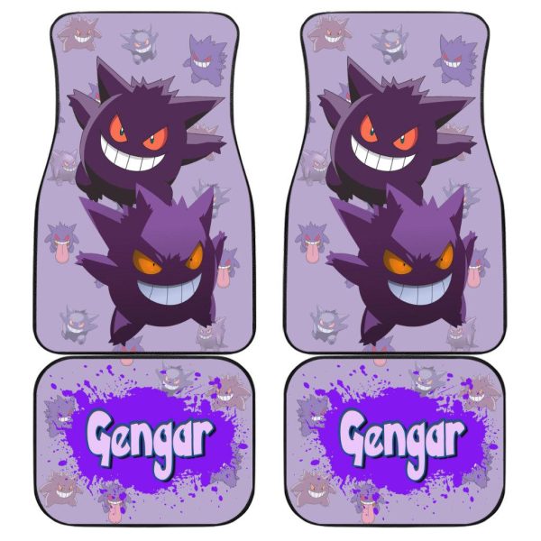 Pokemon Gengar Car Accessories Custom Anime Car Floor Mats
