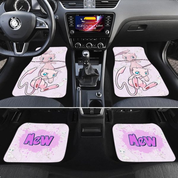 pokemon car floor mats mew aurac