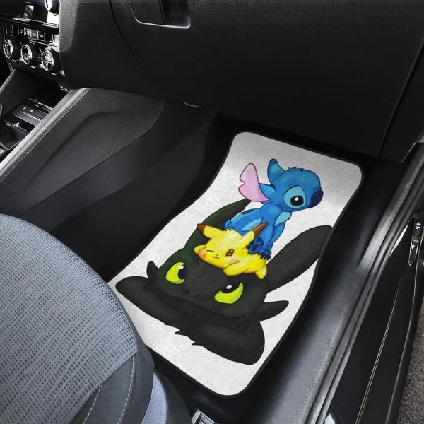 pokemon car floor mats toothless pikachu kbzhd