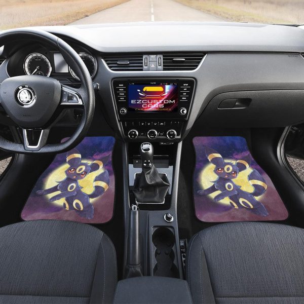 pokemon car floor mats umbreon light in the dark mbdk4