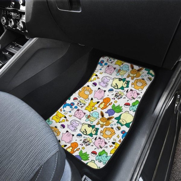 pokemon car mats chibi pattern fudoj