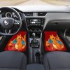 Pokemon Car Mats Fire Dragons Family in Red theme