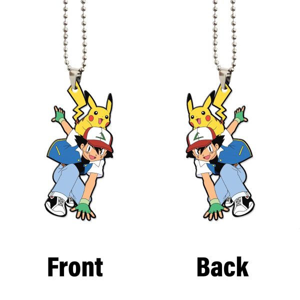 Pokemon Car Ornament Ash Ketchum and Pikachu