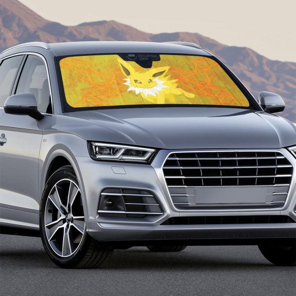 Pokemon Car Windshield Sun Shade Jolteon Electrifying