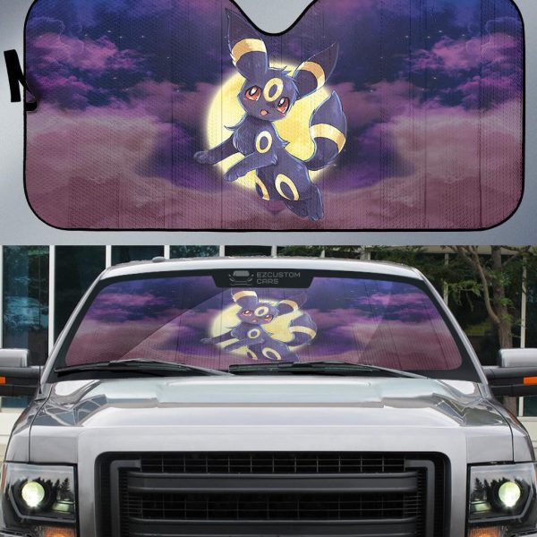 Pokemon Car Windshield Sun Shade Umbreon Light in the Dark