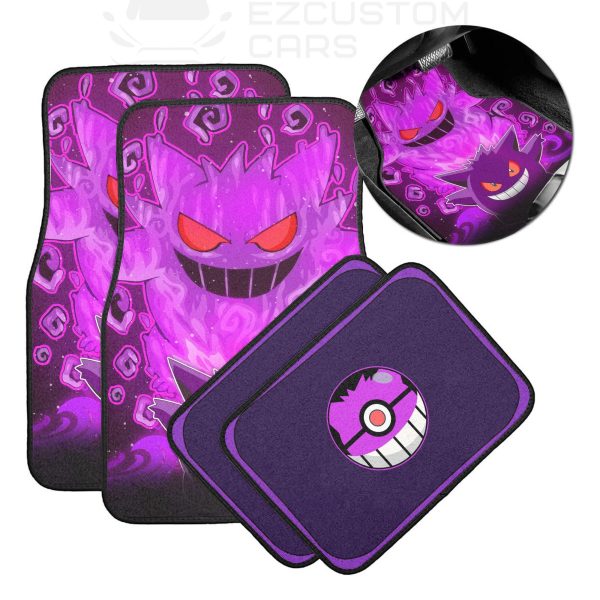 pokemon gengar car accessories custom anime car floor mats cpw7p