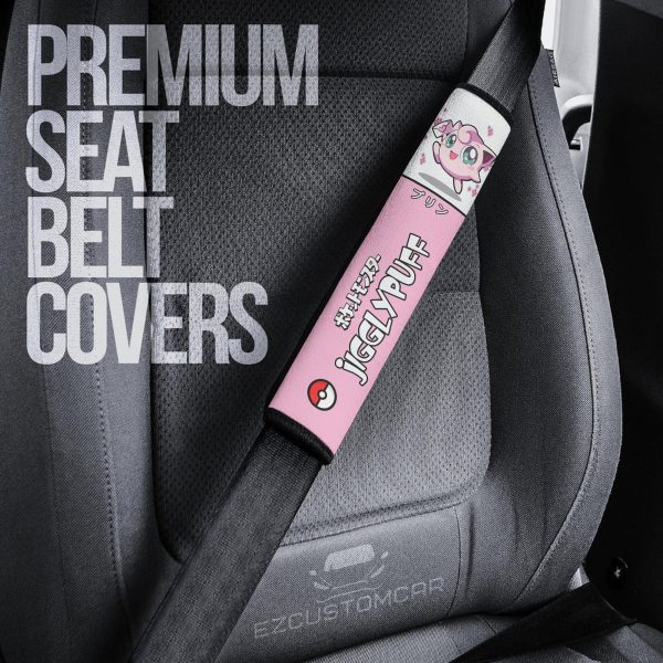pokemon jigglypuff seat belt cover custom anime car accessories vvmkt