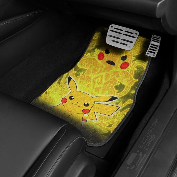 pokemon pikachu car floor mats custom anime car accessories dw19b