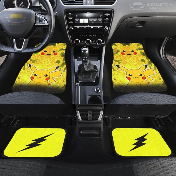 pokemon pikachu car floor mats custom anime car accessories p73me