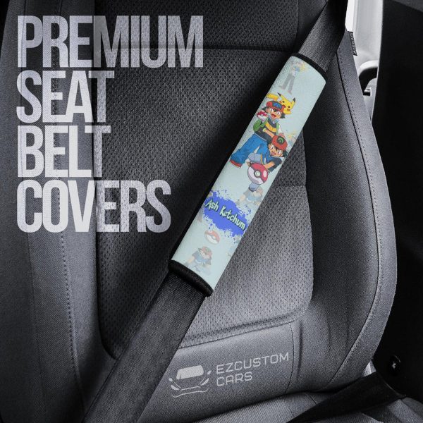 pokemon seat belt covers ash ketchum bauaq